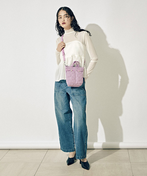 LeSportsac（レスポートサック）の「SMALL HELMET BAG ラベンダー