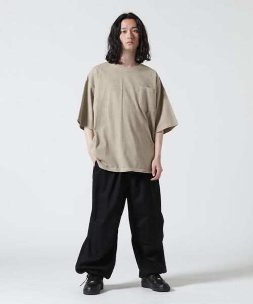DANKE SCHON(ダンケシェーン)の「【WEB&DEPOT限定】DankeSchon/ダンケシェーン/活性染SPIRALS/S Tee(Tシャツ/カットソー・レディース・ブラック/ベージュ・M/L)」の13枚目の写真