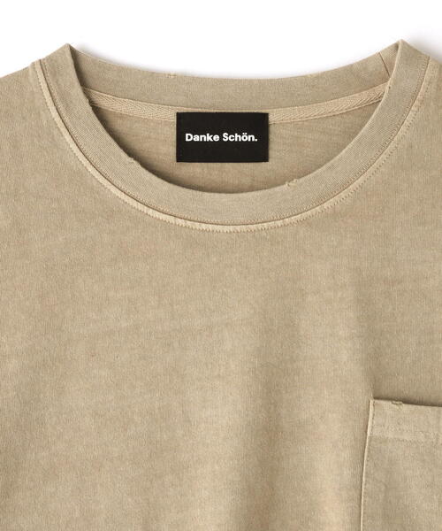 DANKE SCHON(ダンケシェーン)の「【WEB&DEPOT限定】DankeSchon/ダンケシェーン/活性染SPIRALS/S Tee(Tシャツ/カットソー・レディース・ブラック/ベージュ・M/L)」の15枚目の写真