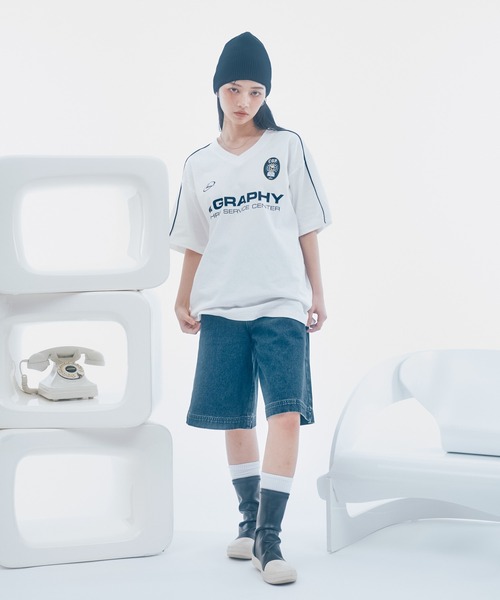 日本限定商品】 24H TRACK OVER FIT V-NECK Tee（Tシャツ