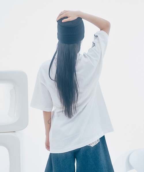 codegraphy（コードグラフィー）の「【日本限定商品】 24H TRACK OVER FIT V-NECK Tee（Tシャツ/カットソー・メンズ・ピンク/ブラック/ホワイト/ネイビー/グレー/レッド・MEDIUM/SMALL/LARGE/X-SMALL）」の22枚目の写真