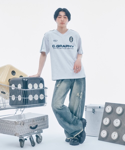日本限定商品】 24H TRACK OVER FIT V-NECK Tee（Tシャツ