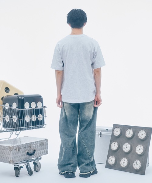 [CODEGRAPHY]24H Vネック マンツーマンTシャツ_NAVY★在庫あり CODEGRAPHY]24H Vネック マンツーマンTシャツ_NAVY☆在庫あり