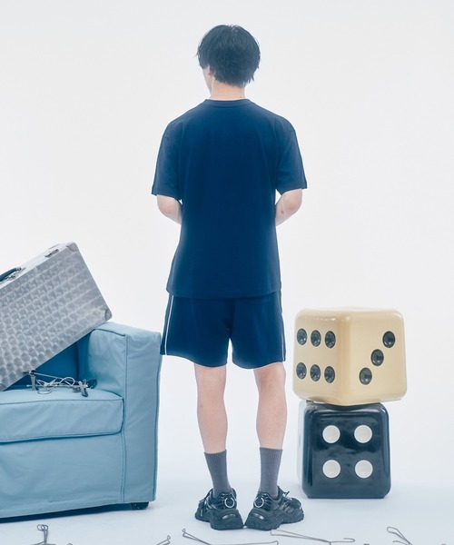 Tシャツ・カットソー codegraphy 24H Track V-neck Man to Man Dark Navy 日本限定商品】 24H TRACK OVER FIT V-NECK Tee（Tシャツ