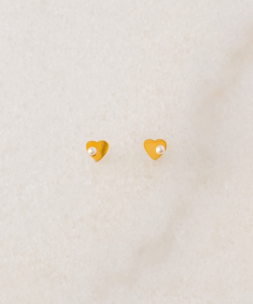 muku(ムク)の「金属アレルギー対応 ミニハートパールピアス/サージカルステンレス/316L(ピアス(両耳用)・レディース・シルバー/ゴールド・FREE)」の18枚目の写真