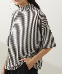 Libra Cue | シアーボーダープルオーバー(Tシャツ/カットソー)