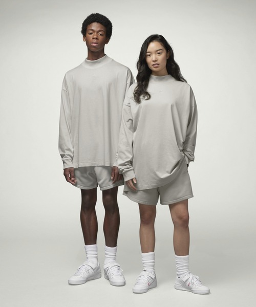 adidas(アディダス)の「ADIDAS BASKETBALL SHORT(アディダス バスケットボール 001 ショーツ)(スウェットパンツ・メンズ・グリーン系/グレー系/ホワイト系・X-SMALL/MEDIUM/X-LARGE/XX-LARGE)」の3枚目の写真