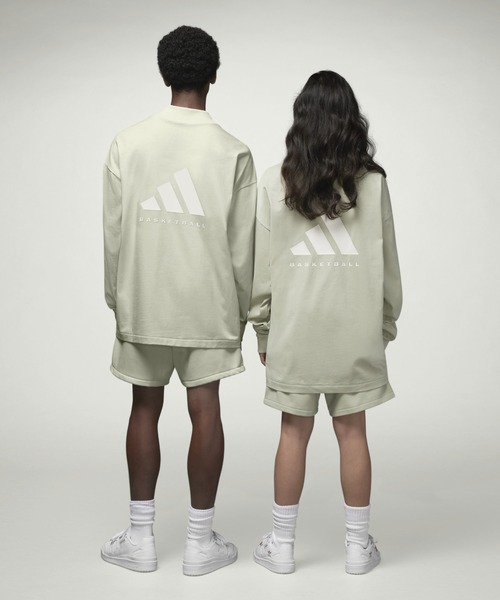 adidas(アディダス)の「ADIDAS BASKETBALL SHORT(アディダス バスケットボール 001 ショーツ)(スウェットパンツ・メンズ・グリーン系/グレー系/ホワイト系・X-SMALL/MEDIUM/X-LARGE/XX-LARGE)」の19枚目の写真