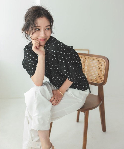 DONOBAN（ドノバン）の「裾ボタン2WAYパンツ（その他パンツ・レディース・ベージュ/ネイビー/ホワイト・SHORT/LONG）」の9枚目の写真