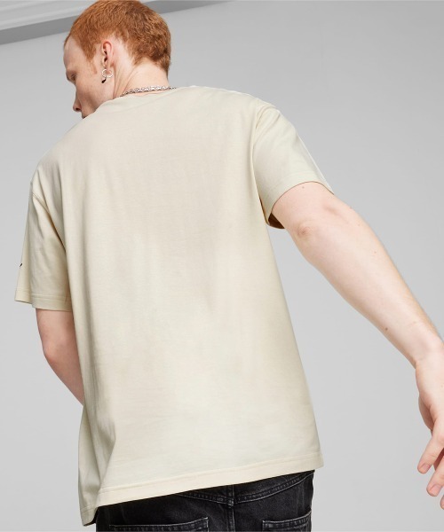 PUMA（プーマ）の「PUMA TEAM FOR THE FANBASE S/S TEE（プーマ チーム フォー ザ ファンベース 半袖 Tシャツ）（Tシャツ/カットソー・メンズ・ホワイト系/ブラック系・SMALL/MEDIUM/LARGE）」の6枚目の写真