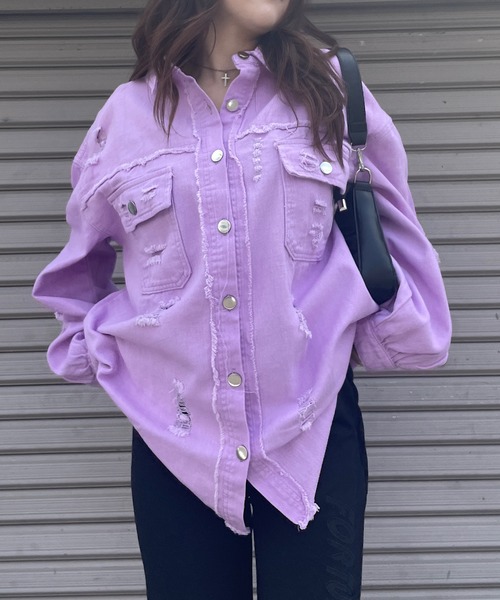 値下げ　THE ROW デニムジャケット　シャツ 952W3932LINF_4447e22b-d4ab-