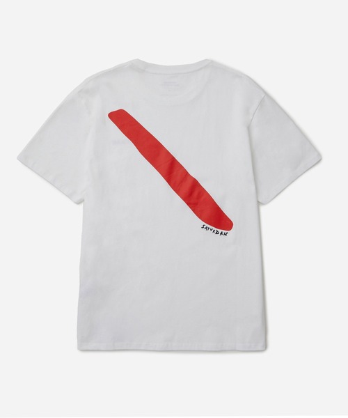Saturdays NYC(サタデーズ ニューヨークシティ )の「BRUSH STROKE STANDARD SS TEE(Tシャツ/カットソー・メンズ・ホワイト/ブラック・S/M/L/XL)」の1枚目の写真