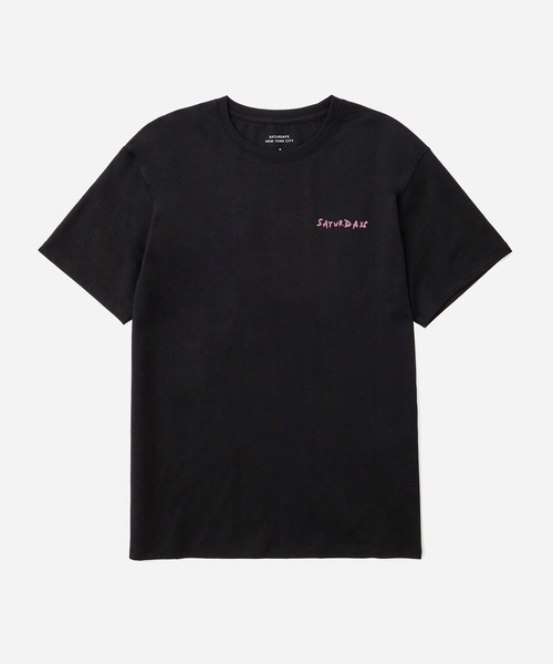 Saturdays NYC(サタデーズ ニューヨークシティ )の「BRUSH STROKE STANDARD SS TEE(Tシャツ/カットソー・メンズ・ホワイト/ブラック・S/M/L/XL)」の4枚目の写真