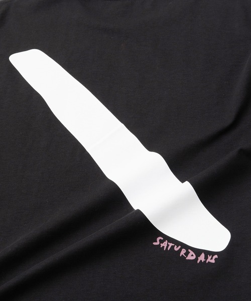 Saturdays NYC(サタデーズ ニューヨークシティ )の「BRUSH STROKE STANDARD SS TEE(Tシャツ/カットソー・メンズ・ホワイト/ブラック・S/M/L/XL)」の8枚目の写真