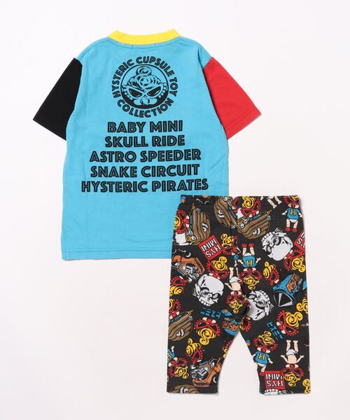 HYSTERIC MINI(ヒステリックミニ)の「Hystericmini CAPSULE TOY 半袖&レギンス セット(その他トップス・キッズ・ホワイト/ブラック・105/110)」の4枚目の写真