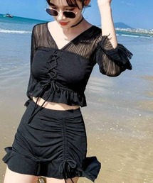 pumpkin port(パンプキンポート)のスピンドル TOPS+スカパン スイムウェア(水着)