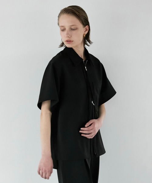 【LA PEAU DE GEM】ラポドゥジェムeco leather shirt eco leather shirt – LA PEAU DE GEM