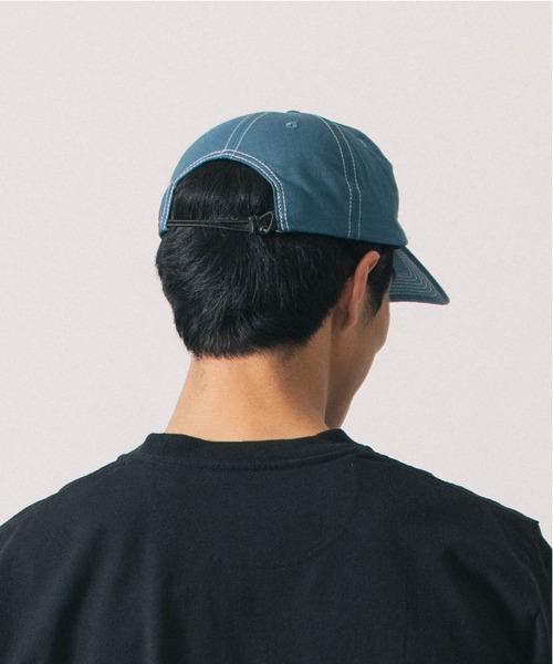 styles（スタイルス）の「BUTTER Washed Ripstop 6 Panel Cap（キャップ・メンズ・ブラック/ブルー・ONE SIZE）」の5枚目の写真