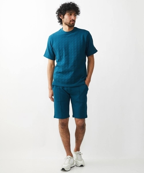 MICHEL KLEIN HOMME (ミッシェルクランオム)の「ニットショートパンツ セットアップ(スラックス・メンズ・ブラック/グリーン・MEDIUM/LARGE/X-LARGE)」の16枚目の写真