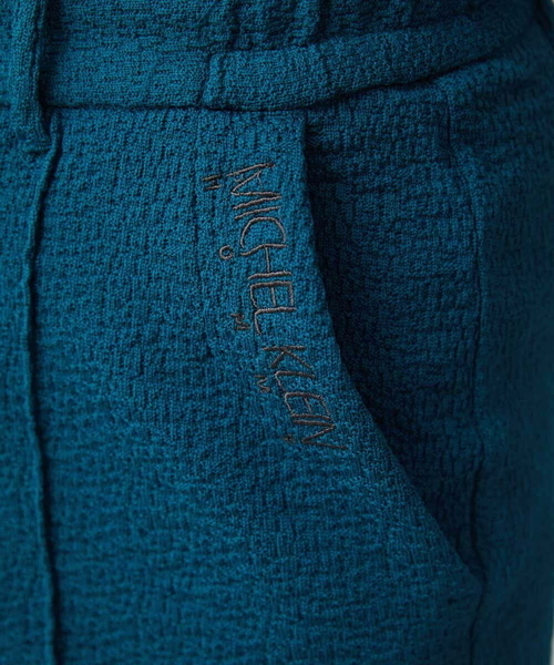 MICHEL KLEIN HOMME (ミッシェルクランオム)の「ニットショートパンツ セットアップ(スラックス・メンズ・ブラック/グリーン・MEDIUM/LARGE/X-LARGE)」の15枚目の写真