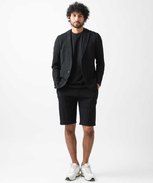 MICHEL KLEIN HOMME (ミッシェルクランオム)の「ニットショートパンツ セットアップ(スラックス・メンズ・ブラック/グリーン・MEDIUM/LARGE/X-LARGE)」の13枚目の写真