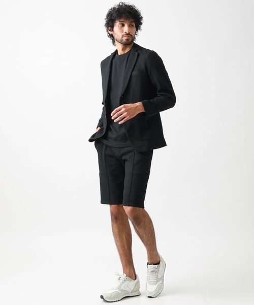 MICHEL KLEIN HOMME (ミッシェルクランオム)の「ニットショートパンツ セットアップ(スラックス・メンズ・ブラック/グリーン・MEDIUM/LARGE/X-LARGE)」の12枚目の写真