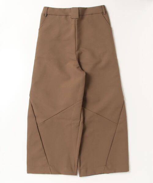 Chikashitsu +（チカシツプラス）の「ストリートファッション Chikashitsu + チカシツプラス pattern design slacks ワイドスラックス ロングスラックス フルレングス 韓国ファッション 韓国ストリート（スラックス・メンズ・ブラウン/ブラック・XL/M/L）」の3枚目の写真