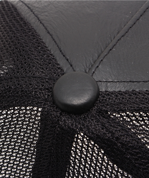 YOSHINORI KOTAKE DESIGN（ヨシノリコタケデザイン）の「YOSHINORI KOTAKE LUXURY レザーキャップNO7（キャップ・メンズ・ダークブラック・FREE）」の4枚目の写真