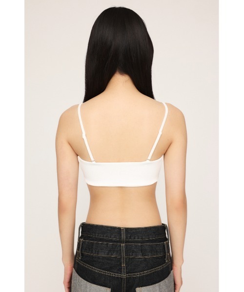SLY（スライ）の「【カップ付き】PAD IN BRA TOP パッド イン ブラトップ（キャミソール・レディース・ホワイト/ブラック・FREE）」の7枚目の写真