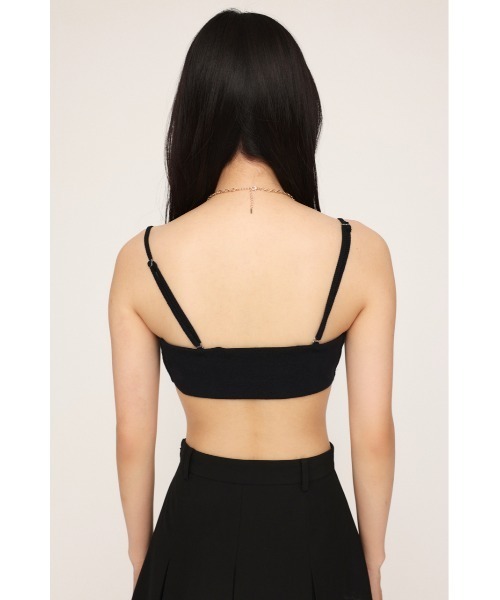 SLY（スライ）の「【カップ付き】PAD IN BRA TOP パッド イン ブラトップ（キャミソール・レディース・ホワイト/ブラック・FREE）」の16枚目の写真