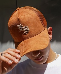 RIPPER（リッパー）の「【RIPPER】RP刺繍 スウェードメッシュキャップ / RP Embroidery Suede Mesh Cap（キャップ）」
