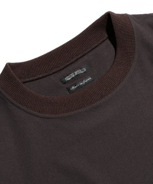 SUNNY  SPORTS（サニースポーツ）の「SUNNY SPORTS / サニースポーツ BASIC CREW TEE Primeflex ベーシック オーバーサイズ クルーネック Tシャツ（Tシャツ/カットソー・メンズ・ブラック/ホワイト/ブラウン・LARGE/X-LARGE/XX-LARGE/MEDIUM）」の9枚目の写真