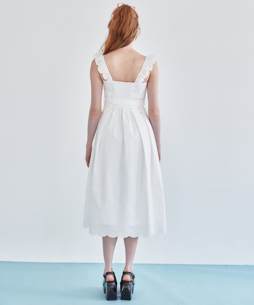 REDYAZEL(レディアゼル)の「エンブロイダリーコットンワンピース(ワンピース・レディース・ピンク/ネイビー/オフホワイト・FREE)」の7枚目の写真