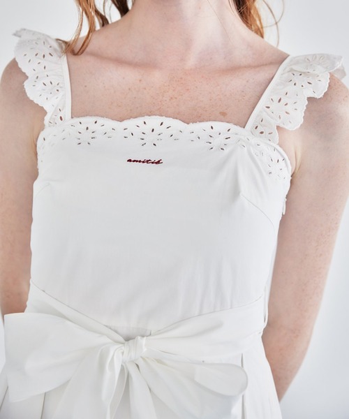 REDYAZEL(レディアゼル)の「エンブロイダリーコットンワンピース(ワンピース・レディース・ピンク/ネイビー/オフホワイト・FREE)」の8枚目の写真