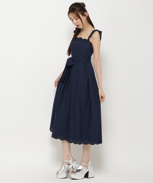 REDYAZEL(レディアゼル)の「エンブロイダリーコットンワンピース(ワンピース・レディース・ピンク/ネイビー/オフホワイト・FREE)」の21枚目の写真