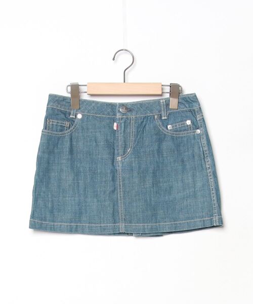 ブランド古着】刺繍デニムミニスカート（デニムスカート）｜Vivienne  