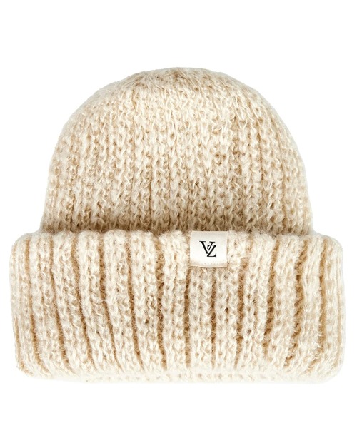 ROOPTOKYO（ループトウキョウ）の「VARZAR/バザール monogram label rung beanie ビーニー（ニットキャップ/ビーニー・メンズ・ブラック/アイボリー/グレー・FREE）」の3枚目の写真