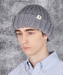 VARZAR/バザール monogram label rung beanie ビーニー