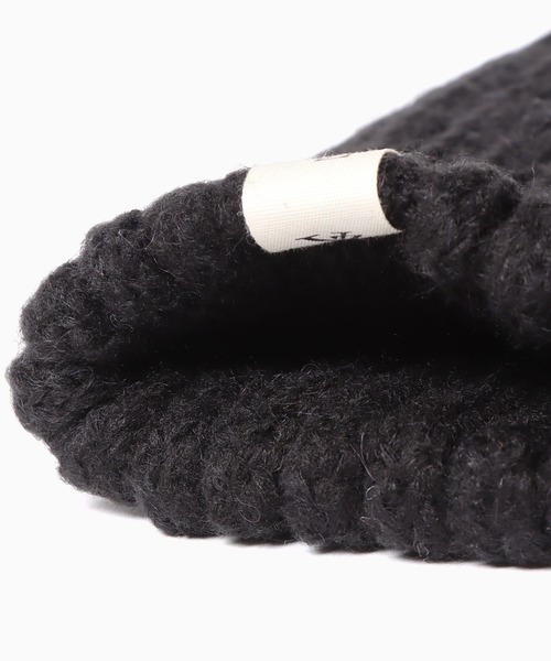 ROOPTOKYO（ループトウキョウ）の「VARZAR/バザール monogram label rung beanie ビーニー（ニットキャップ/ビーニー・メンズ・ブラック/アイボリー/グレー・FREE）」の7枚目の写真