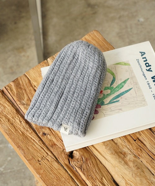 ROOPTOKYO（ループトウキョウ）の「VARZAR/バザール monogram label rung beanie ビーニー（ニットキャップ/ビーニー・メンズ・ブラック/アイボリー/グレー・FREE）」の9枚目の写真