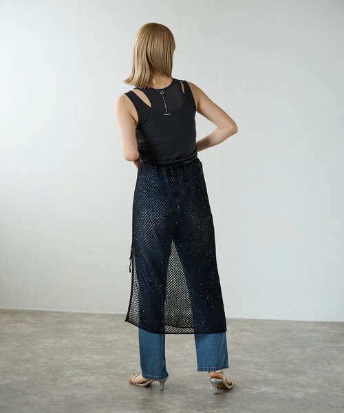 meilmada（メイルマダ）の「シアーリブテレコタンクトップセット（タンクトップ・レディース・ベージュ/オフホワイト/チャコールグレー・MEDIUM）」の21枚目の写真