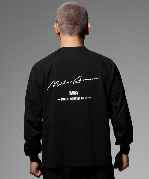 MATIN AVENIR マタンアヴニール ブラック グレー ロゴ サイズXL MATIN AVENIR マタンアヴニール Tシャツ 半袖 メンズ レディース
