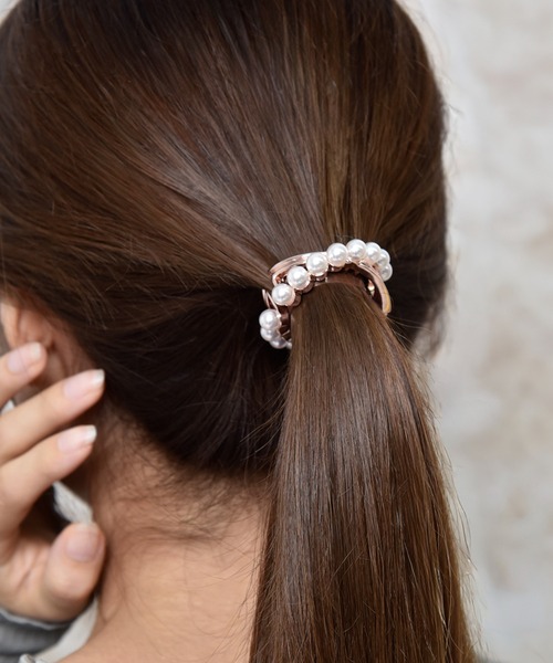 サテンリボン/オーロラ/ニュアンス/ライン/スモールテール