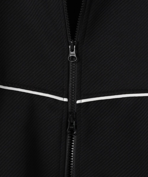 PAGEBOY（ページボーイ）の「カットツイルトラックジャケット（ジャージ・レディース・ブラウン/オフホワイト/ブラック・MEDIUM/LARGE）」の4枚目の写真