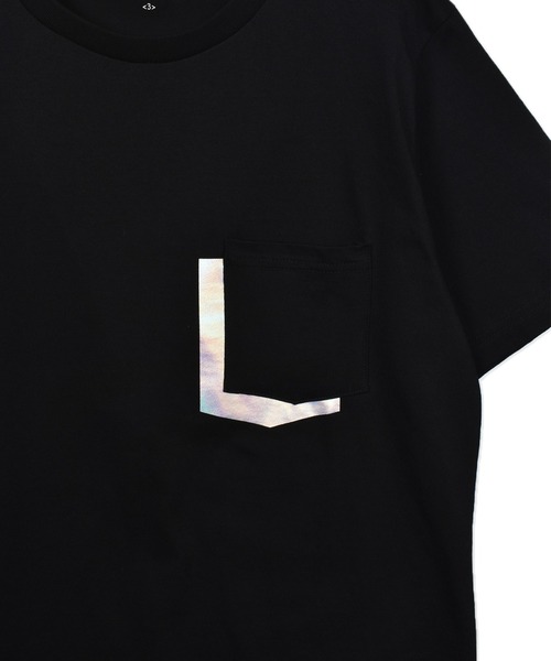 CUSTOM CULTURE（カスタムカルチャー）の「【Custom Culture】箔プリントショートスリーブ ポケットTシャツ / ポケT（Tシャツ/カットソー・メンズ・モカ/ブラック/ライトベージュ/チャコールグレー/オフホワイト・2/3/4）」の10枚目の写真