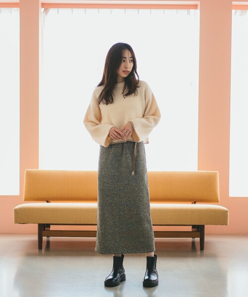 B:MING by BEAMS（ビーミングバイビームス）の「ソフト シャギー プルオーバー（ニット/セーター・レディース・ホワイト系その他5/グレー/ブルー系その他・ONE SIZE）」の12枚目の写真