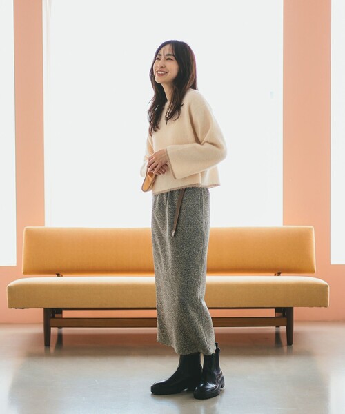 B:MING by BEAMS（ビーミングバイビームス）の「ソフト シャギー プルオーバー（ニット/セーター・レディース・ホワイト系その他5/グレー/ブルー系その他・ONE SIZE）」の16枚目の写真