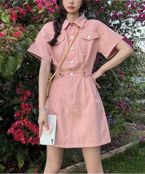 MAISON DE THERESE(メゾン ド テレーズ)の「ポロネックワンピース(ワンピース・レディース・イエロー/ピンク・S/M/L)」の8枚目の写真