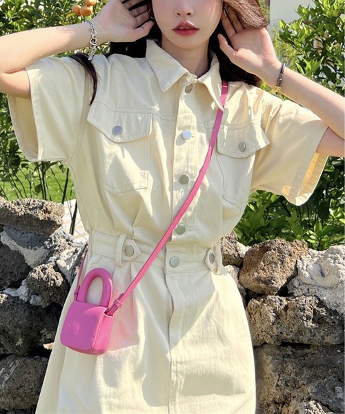 MAISON DE THERESE(メゾン ド テレーズ)の「ポロネックワンピース(ワンピース・レディース・イエロー/ピンク・S/M/L)」の13枚目の写真