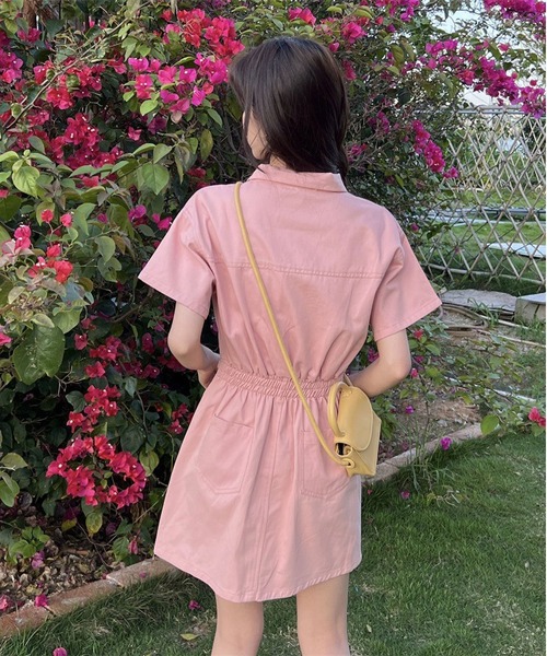 MAISON DE THERESE(メゾン ド テレーズ)の「ポロネックワンピース(ワンピース・レディース・イエロー/ピンク・S/M/L)」の12枚目の写真